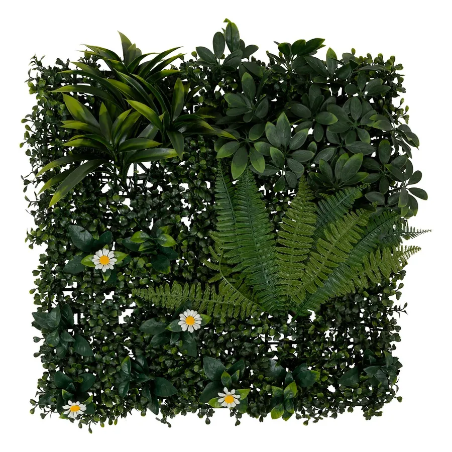 12 margherite artificiali per esterni, decorazione in plastica sintetica, fogliame da giardino, portico, arbusti da appendere alla finestra
