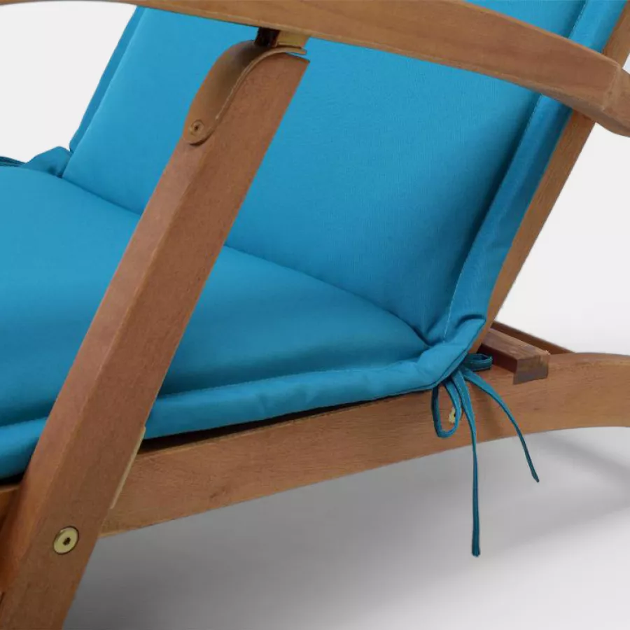 Cuscino per sedia in legno con imbottitura 45 cm naturale