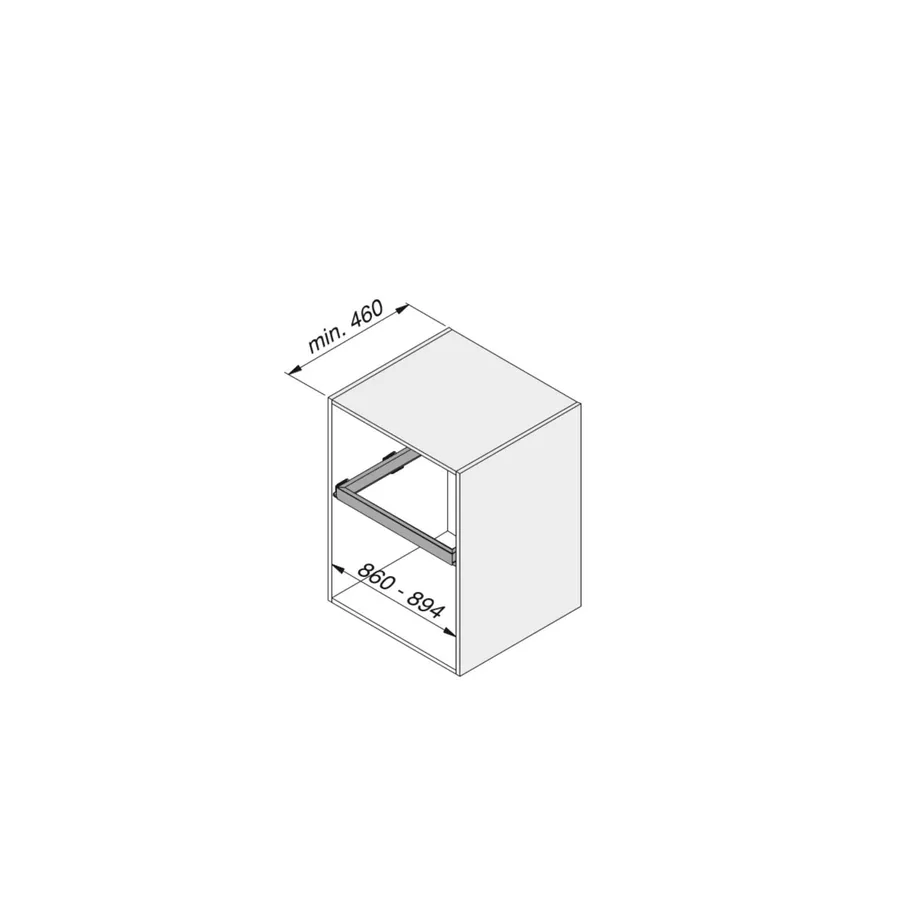 Inserto per cassetto posate Bentom 23 x 31 verde