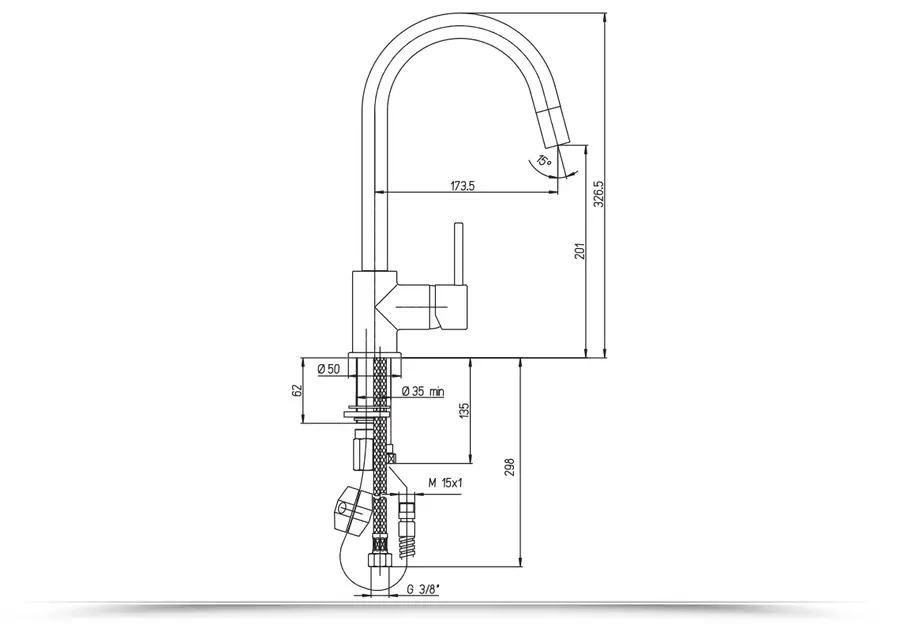 Paini Cox miscelatore rubinetto doccia a muro 78CR511 - ElettroWebStore