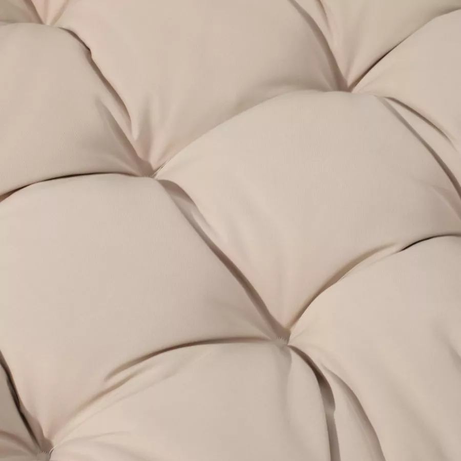 Cuscino schienale imbottito per divano pallet 120 x 45 cm naturale  idrorepellente