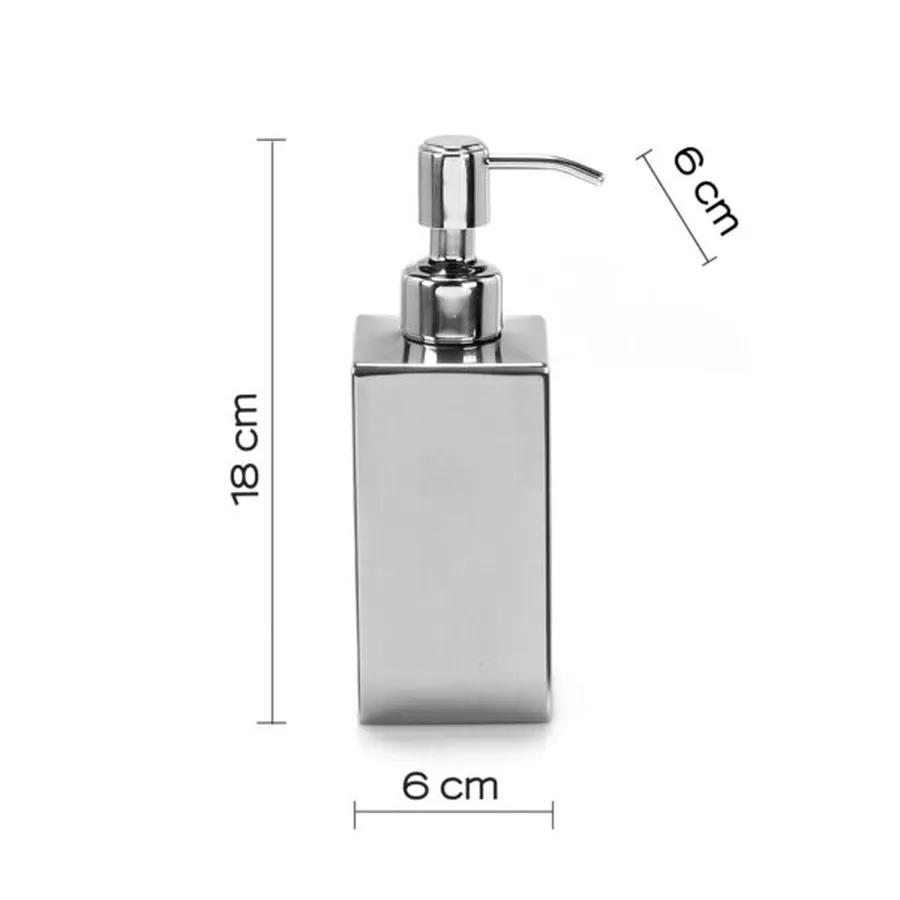 DISPENSER SAPONE LIQUIDO E GEL IGIENIZZANTE DISTRIBUTORE DA 0,5 LT IN PLASTICA ABS
