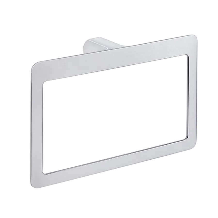 Gedy Edera Plus Portasciugamani in acciaio inox, argento, 37,6 x 7,4 x 5,4 cm