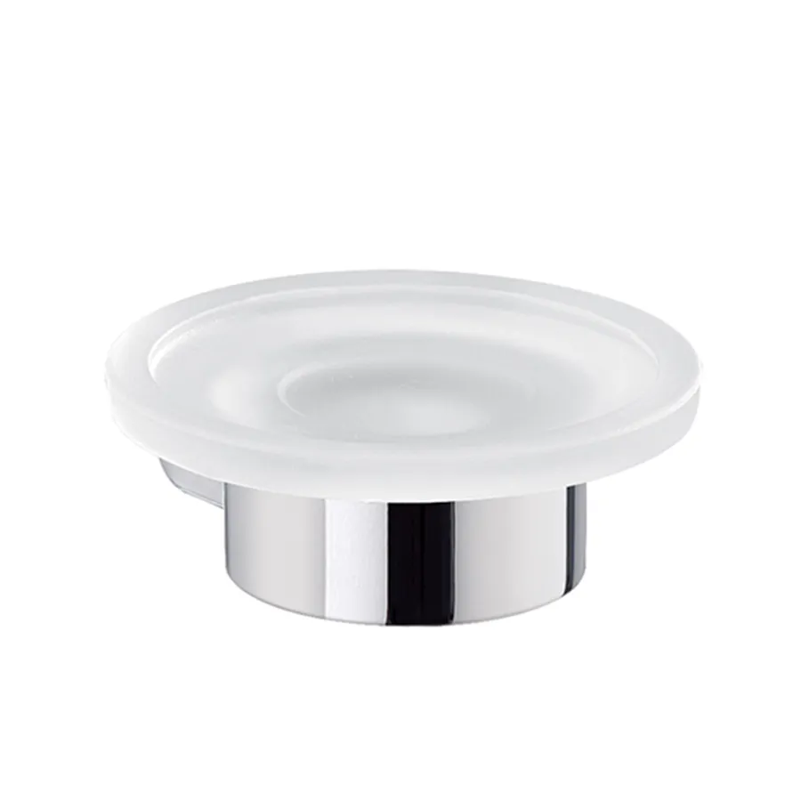 COSMIC Saona Portasapone per Bagno o Cucina di Design Elegante Realizzato in Resina. Supporto per Saponette. Accessorio al Tocco Morbido per Lavabo di Colore Olive