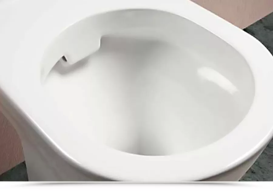 Sanitari bagno Bidet e Vaso WC SOSPESI filomuro RIMLESS in ceramica con  sedile coprivaso softclose - staffe escluse CUBE