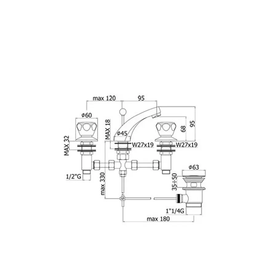 LASCO 03-1245 - Kit di scarico per doccia, con 3 filtri a griglia da 1/2 e  fori per viti, 4, cromato, 6 pezzi : : Fai da te