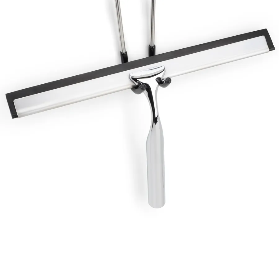 Tergivetro Professionale In Acciaio Inox 30 Cm Con 3 Ricambi In Gomma, Per Finestre, Doccia E Auto, TETEWEVER