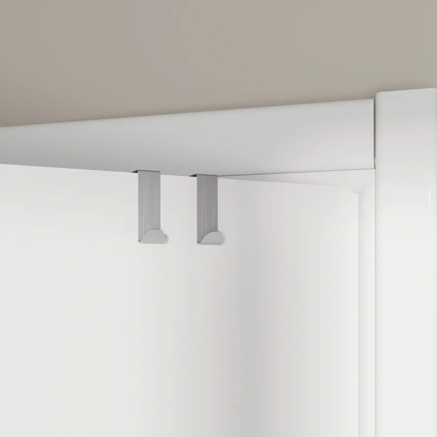 Porta Asciugamani Sopra La Porta In Acciaio Inox: Appendino Salvaspazio Senza Fori Per Cucina E Bagno, Installazione Facile E Antiscivolo - 5