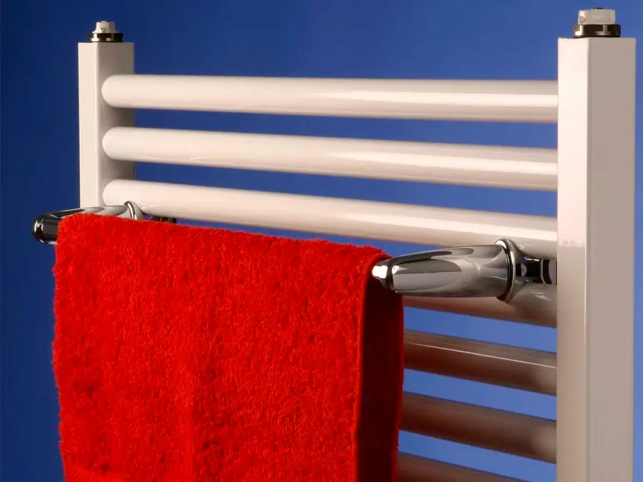 Porta asciugamani cromato per portasalviette o radiatori da 50 cm in ABS