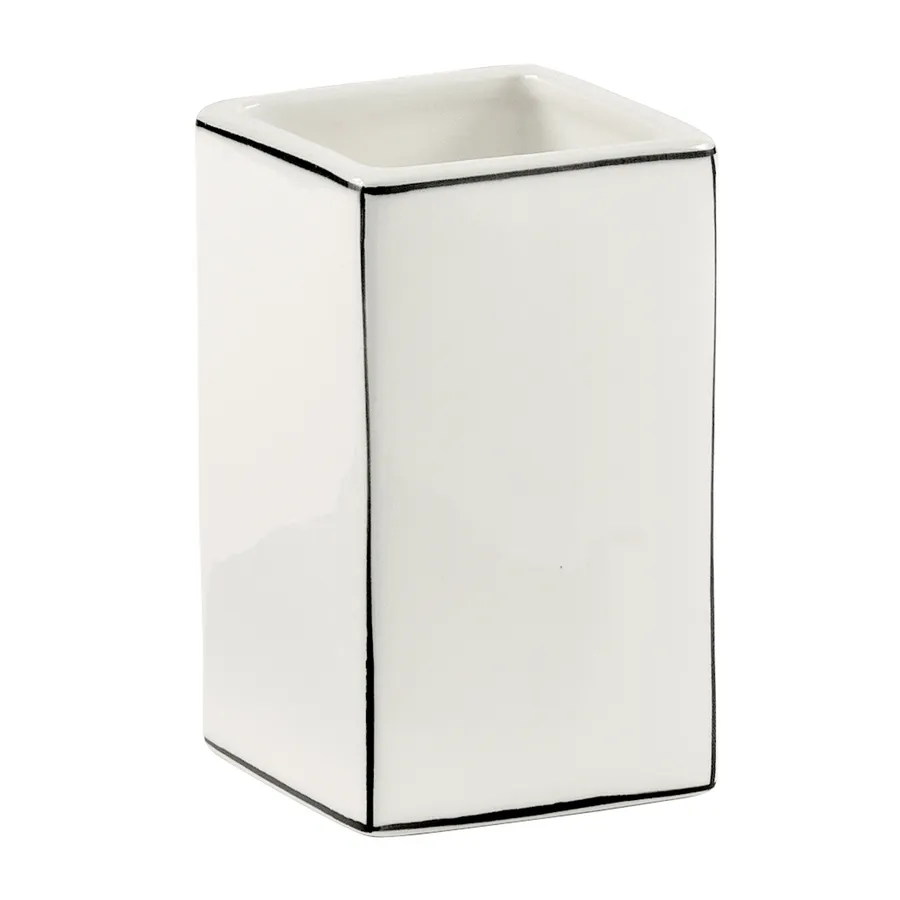 Luxspire Portaspazzolini 4 Slot In Acciaio Inox Nero Opaco Con Base Assorbente In Terra Di Diatomee - Organizer Da Bagno