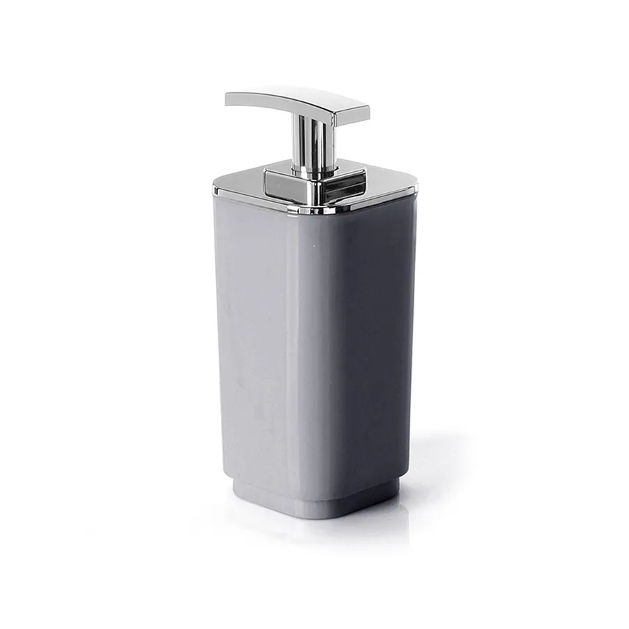 Set Accessori Bagno Ceramica 4 Pezzi - Portasapone, Dispenser, Portaspazzolini, Grigio Uccello - Foto 12