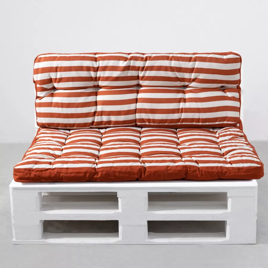 Cuscino imbottito per pedane in legno divani per pallet con bancali 120 cm  -Cactus / Spalliera