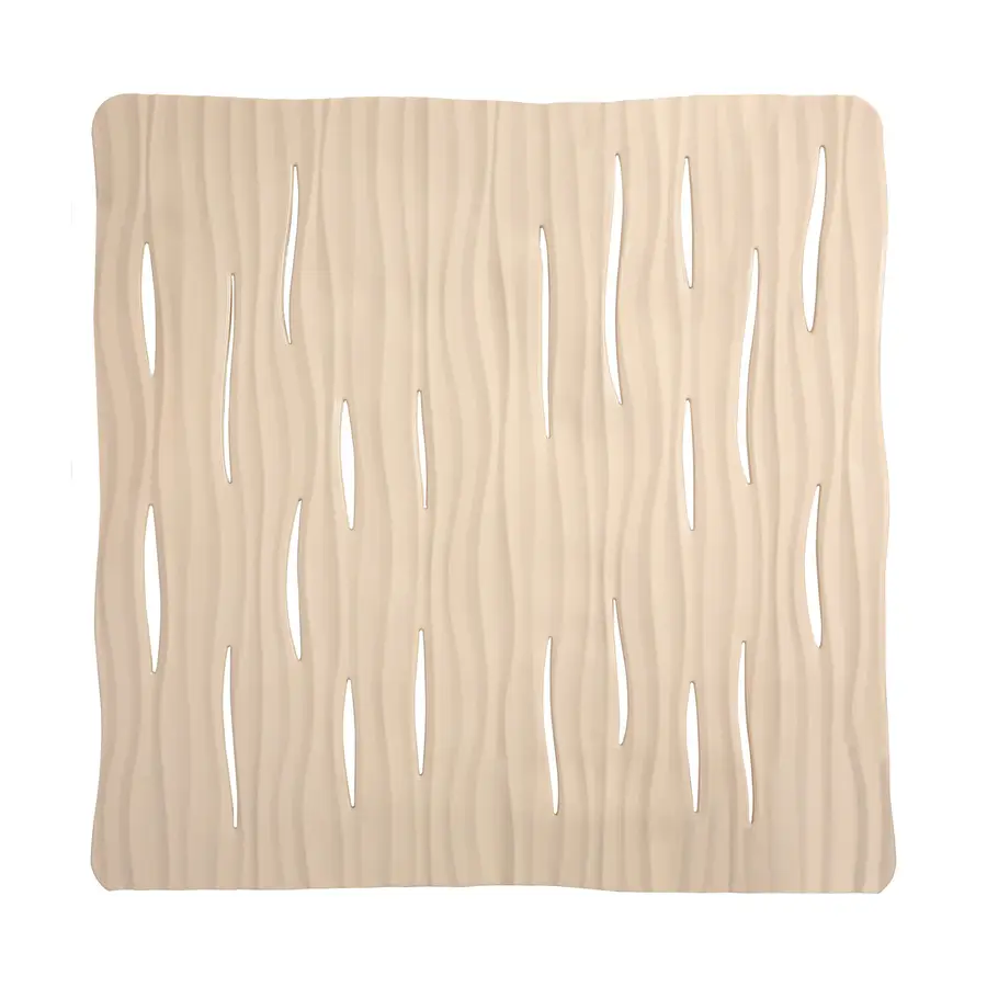 Tappetino antiscivolo da doccia in vinile antimuffa Gedy Sabbia beige 55 x  55 cm