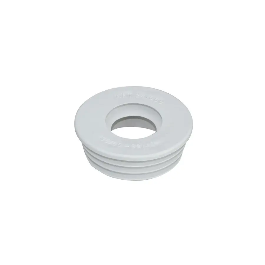 Morsetto in PVC bianco guarnizione per WC Ø60x32/40mm