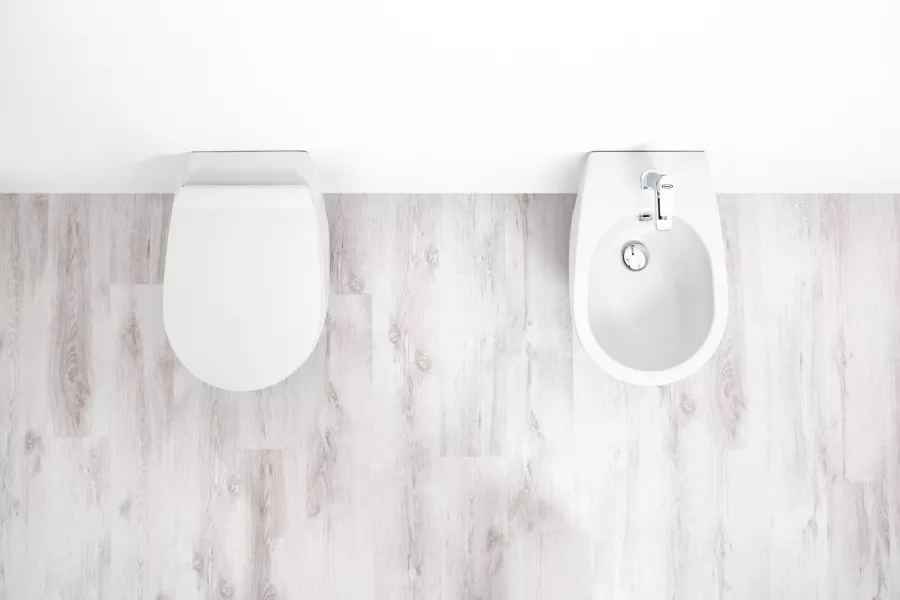 Bidet bagno sospeso profondità 56 cm Vignoni Ceramica Simas