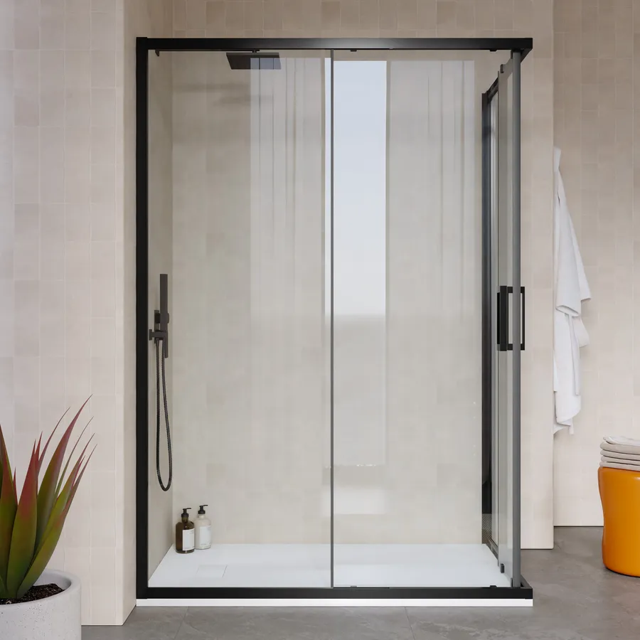 Mensola Di Vetro Per Bagno 500x140 Mm - Set Da 1 Con Barra Di Alluminio, Vetro Temperato Spessore 6 Cm - Argento Per Doccia O Lavabo - Foto 10