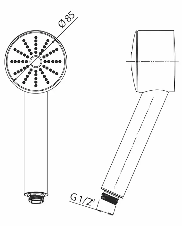 Set miscelatori lavabo bidet e vasca esterno con doccino Jacuzzi -  Rubinetteria BRERA cromo e bianco