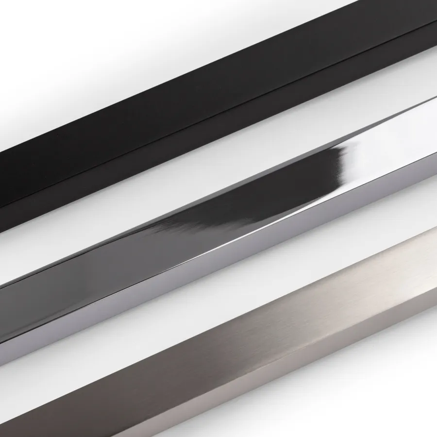 PORTAOGGETTI ANGOLARE PER DOCCIA CROMATO E NERO | PEONIA