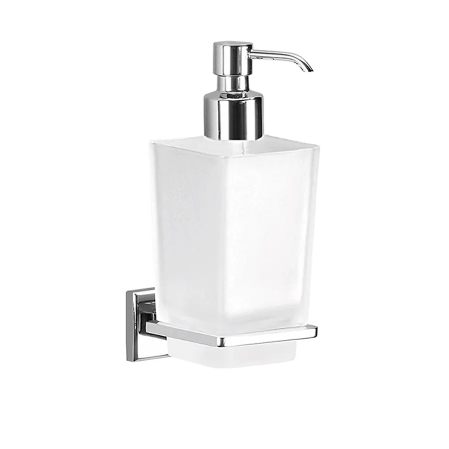 Keuco City.2 - Dispenser di sapone liquido, vetro opaco/cromo