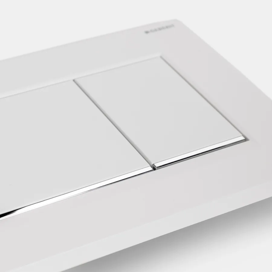 GEBERIT Sigma01 placca di comando a due quantità GEBERIT Sigma01 placca di comando a due quantità