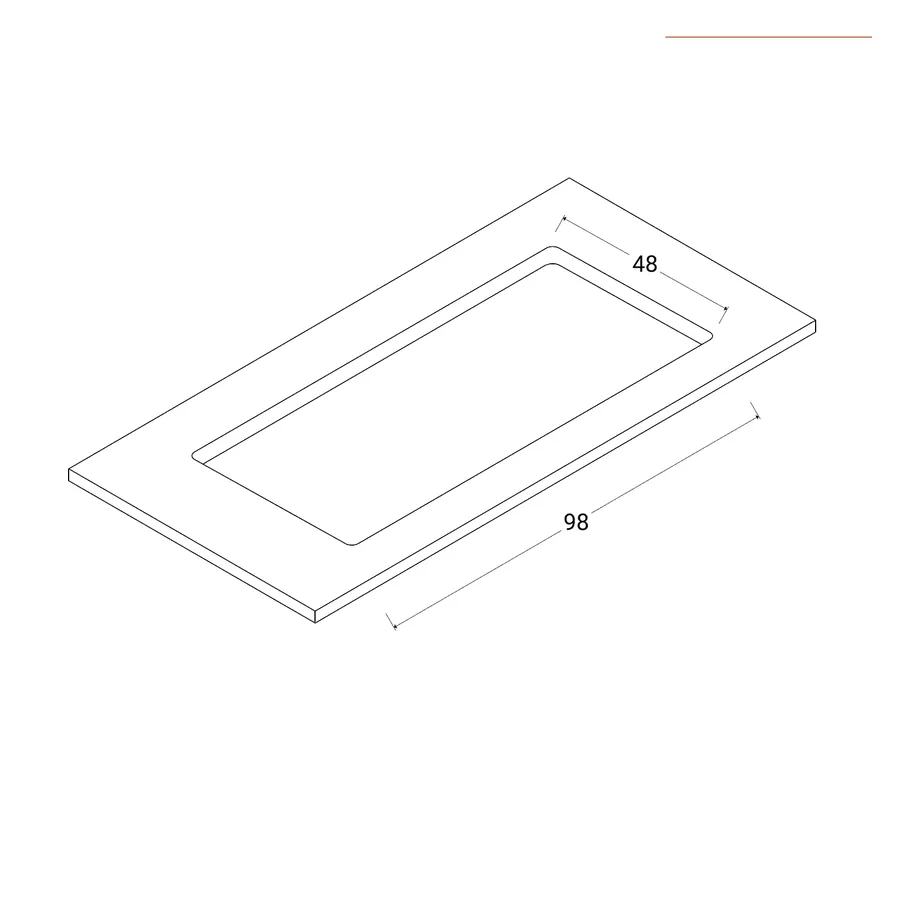 Lavello Da Incasso 100x50x21 Cm - Acciaio Inox 304, Vasca 50x40 Cm, Scolapiatti Destro - Per Cucina - Foto 3