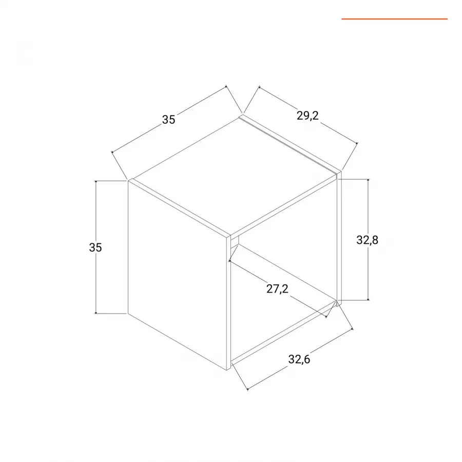 Cubo modulare con anta blu - Puzzle