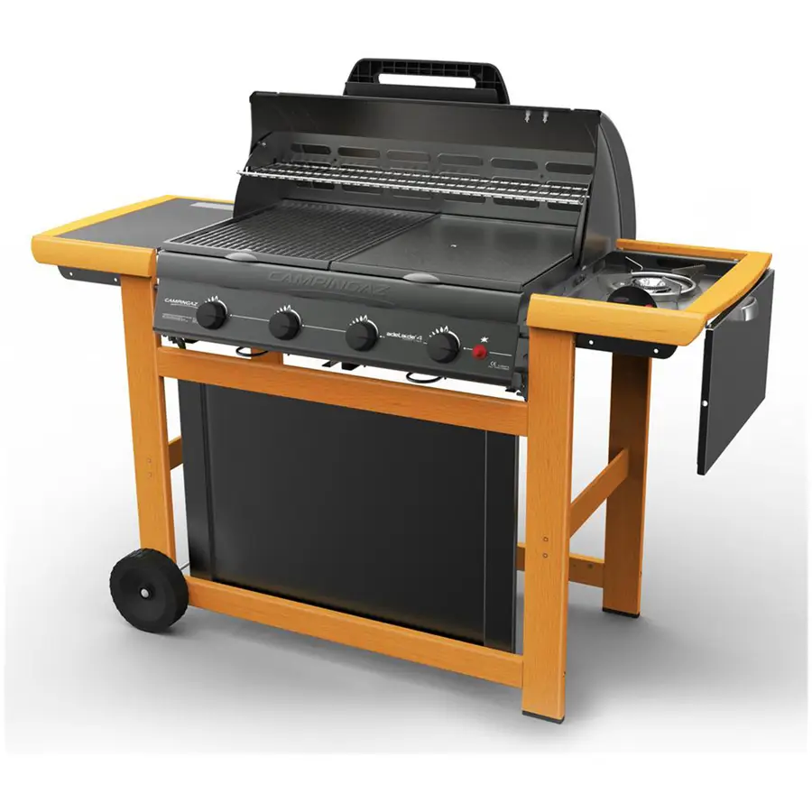 Lechnical Bruciatore a gas propano da esterno, doppio fornello in ghisa per  barbecue da campeggio nel patio (standard USA) : : Sport e tempo  libero