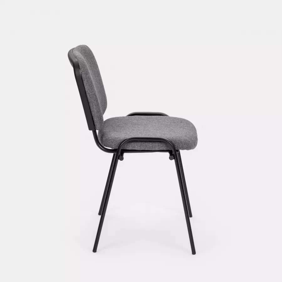 Set 6 Sedie Da Ufficio Pieghevoli Pro.Tec - Grigio, Struttura Metallo, Imbottite In Similpelle - Foto 7