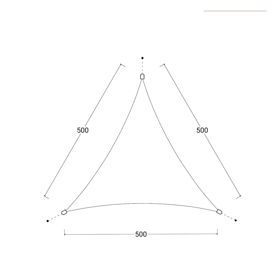 Vela Solare Triangolare Toldoro 5x5x5 M, In Poliestere, Protezione UV >90% Per Terrazzo E Giardino