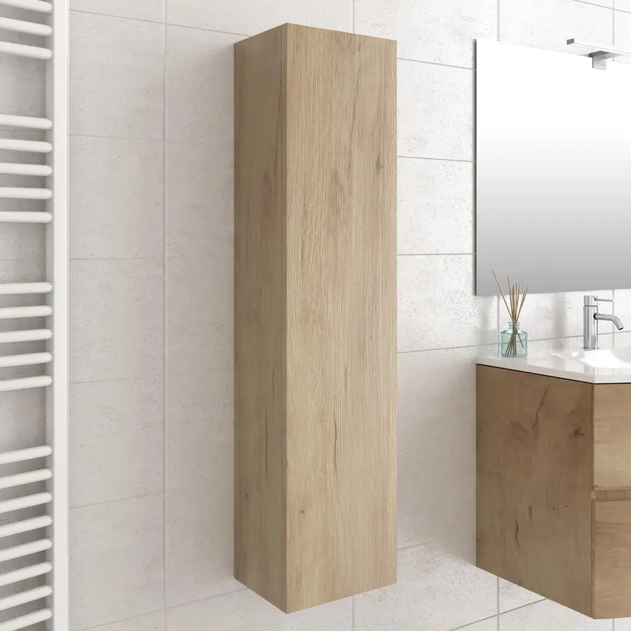 Colonna bagno sospesa Salemi 26x138h rovere mercure