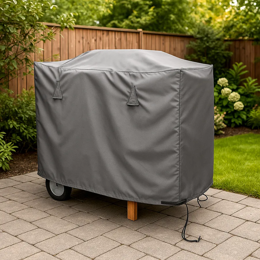 Copertura Impermeabile Per Barbecue A Gas 2 Fuochi - Poliestere 210D, 61x46x33 Cm, Con Borsa