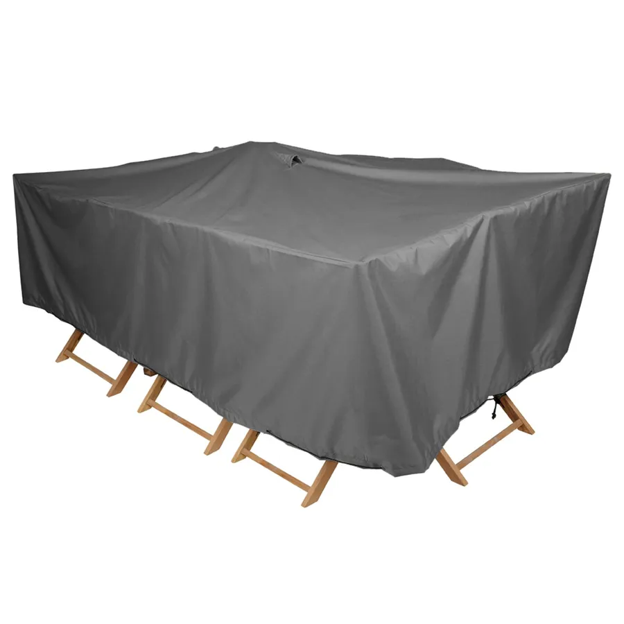 KylinLucky Copertura Impermeabile Per Tavolo E Sedie Da Giardino Rettangolare - 223,5x157,5x71,1 Cm - Tessuto Oxford 600D Con Cinghie Di Fissaggio