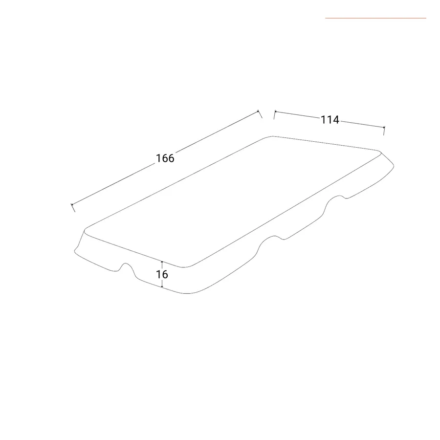 Tetto Di Ricambio Universale Per Dondolo Da Giardino – 210x145 Cm, In Poliestere Impermeabile, Antivento E Parasole (verde)