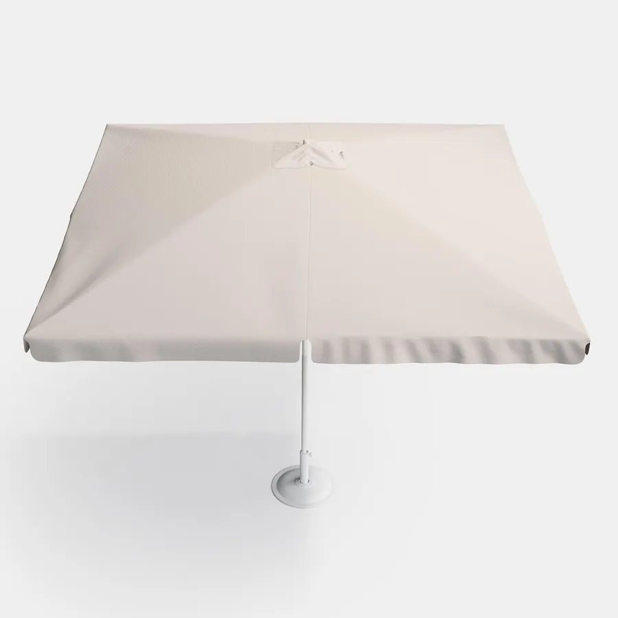 TELO DI RICAMBIO PER OMBRELLONE DA GIARDINO 3X3 A BASE DECENTRATA BIANCO 37798