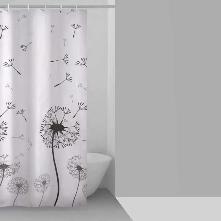 Tenda doccia 180x200h cm in tessuto impermeabile fantasia floreale