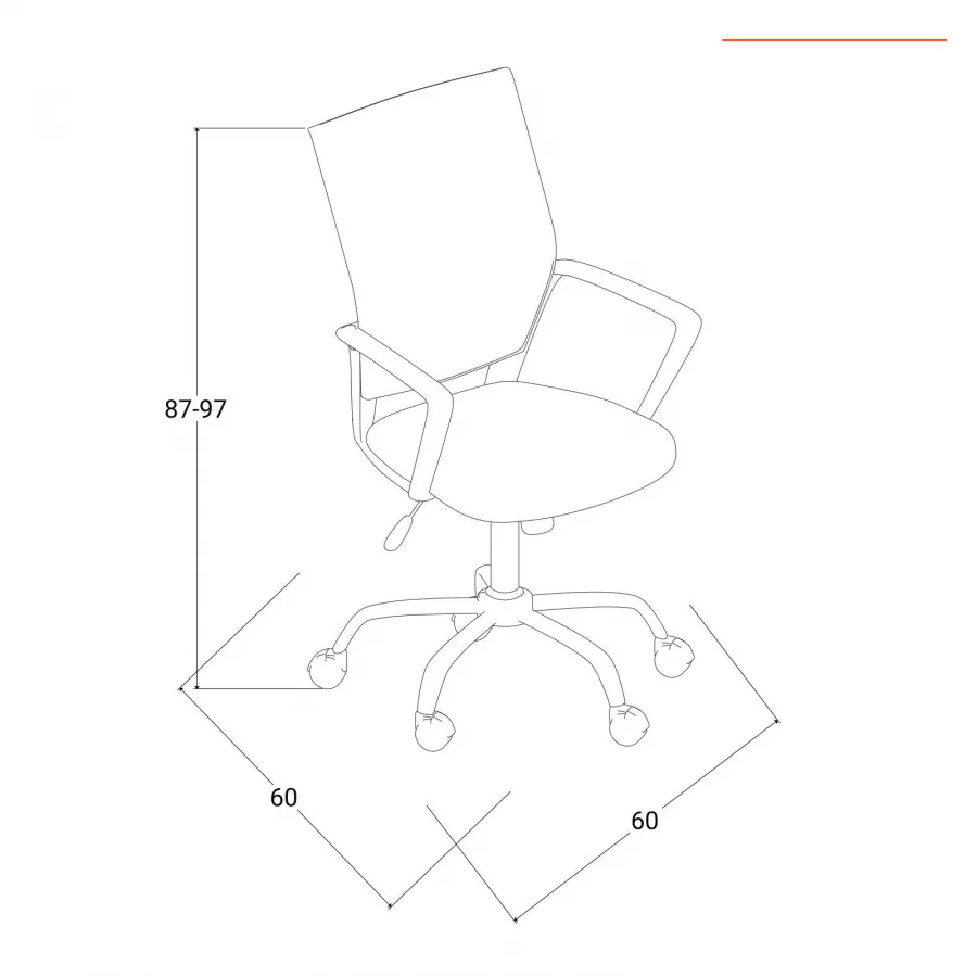 Sedia da ufficio girevole in tessuto mesh nero e schienale traspirante con  base cromata - Storex