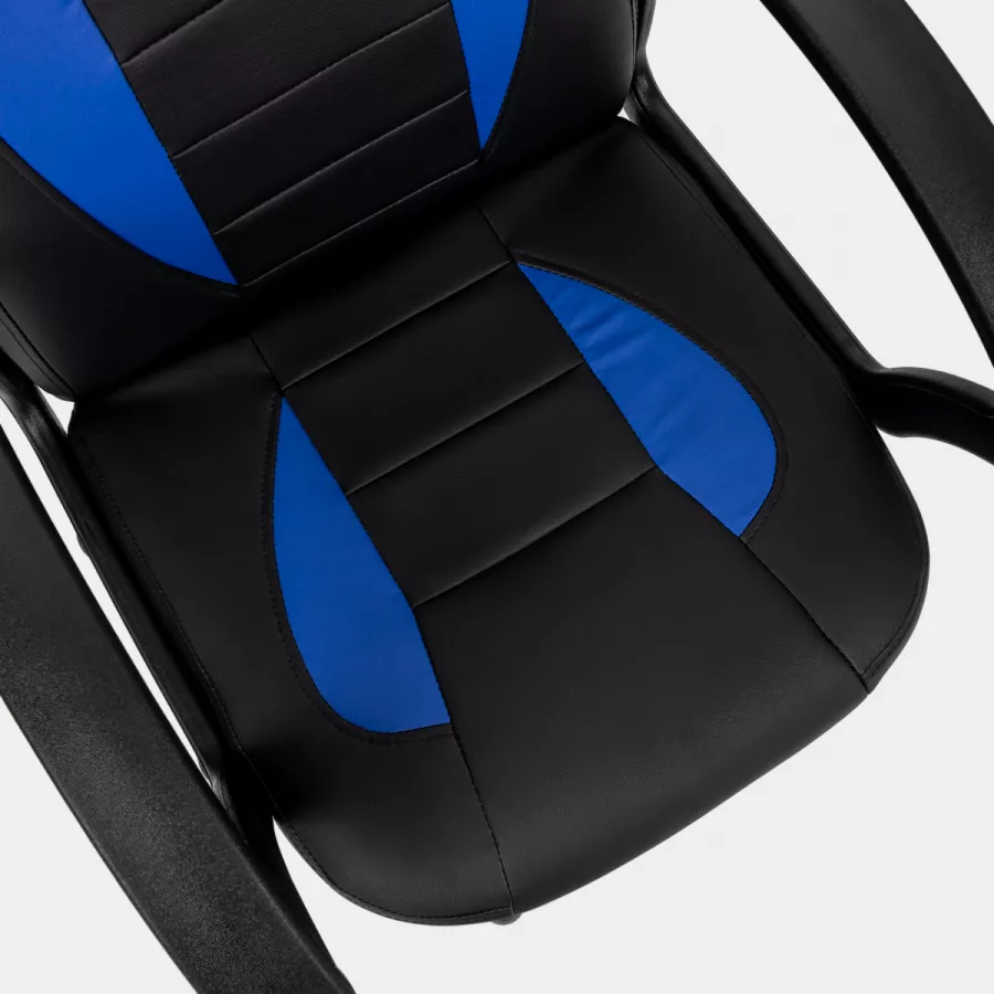 Portimao Sky Sedia poltrona gaming ergonomica similpelle nero blu