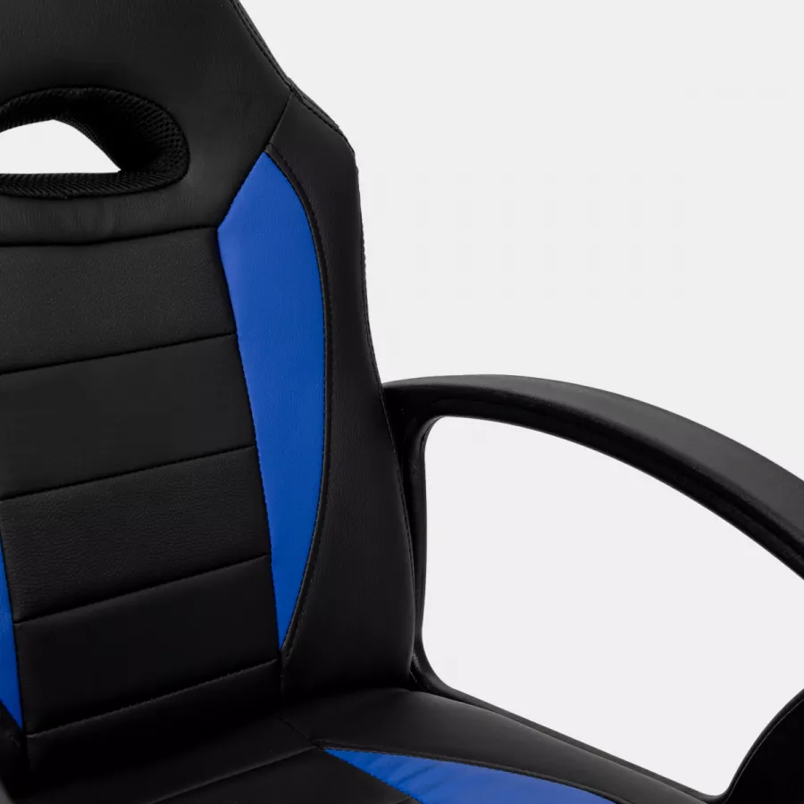 Poltrona Gaming Professional colore blu ruote girevoli antiscivolo M0826-02