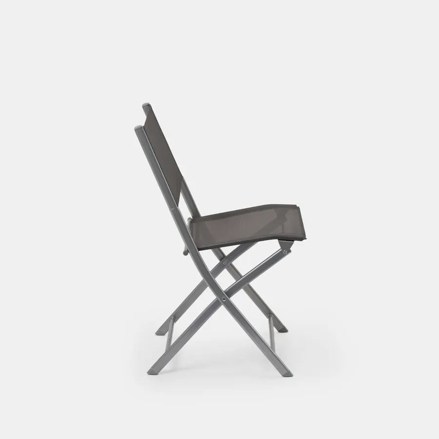 Sedia Acciaio Vigor Alu-Tex Pieghevoli 65X56X107