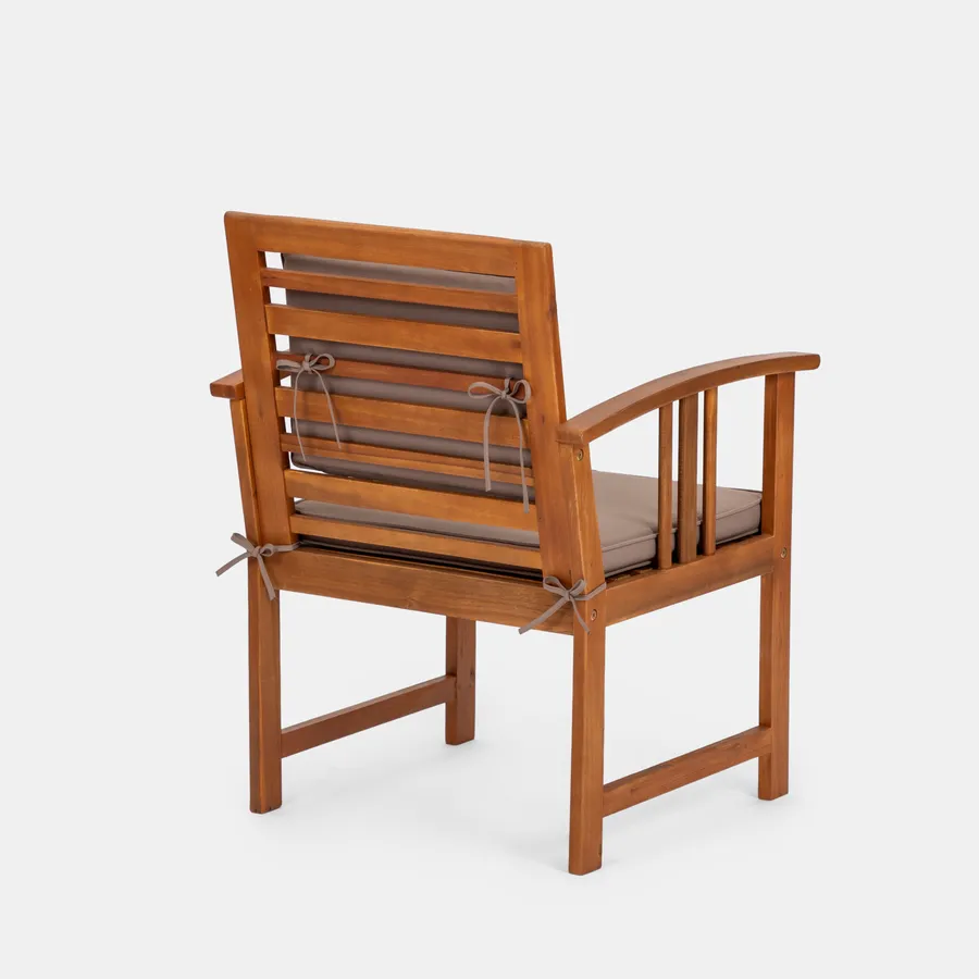 VidaXL Set Da Giardino 7 Pezzi Con Cuscini – Divani In Legno Di Acacia, Tavolo 100x60 Cm, Per Esterno