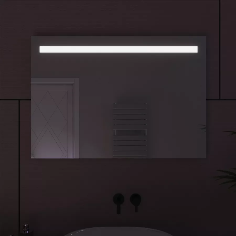 Specchio da bagno LED 100x70 cm luce fredda - Ciclope