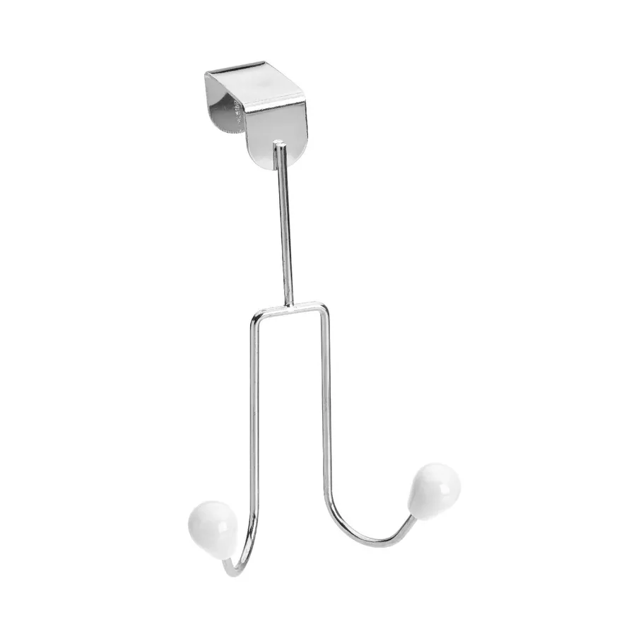 Appendino Metallo Cromato Gedy Con Doppio Gancio Arredo Bagno Installazione A Muro