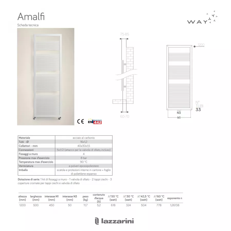 Gancio magnetico Hang per termoarredo Lazzarini in legno teak e