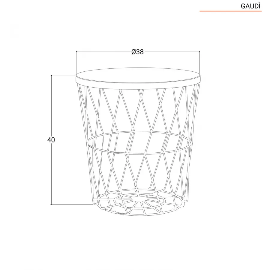 KVISTBRO Tavolino/contenitore, bianco, 44 cm - IKEA Italia