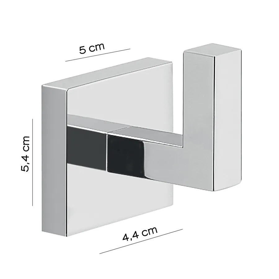 Gancio Appendiabiti Da Avvitare Arco In Metallo Cromo Lucido 3 Ganci L 14 X H 10 Cm 82831784