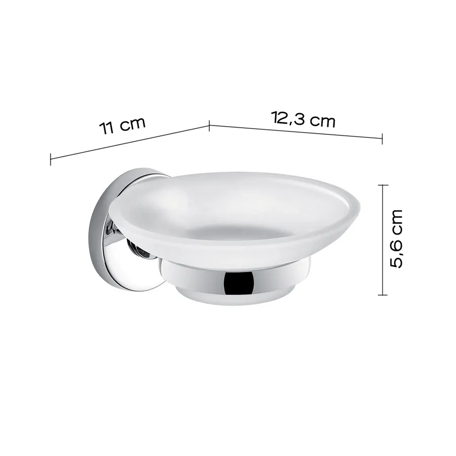 Portasapone doccia economico singolo in acciaio inox | KV Store