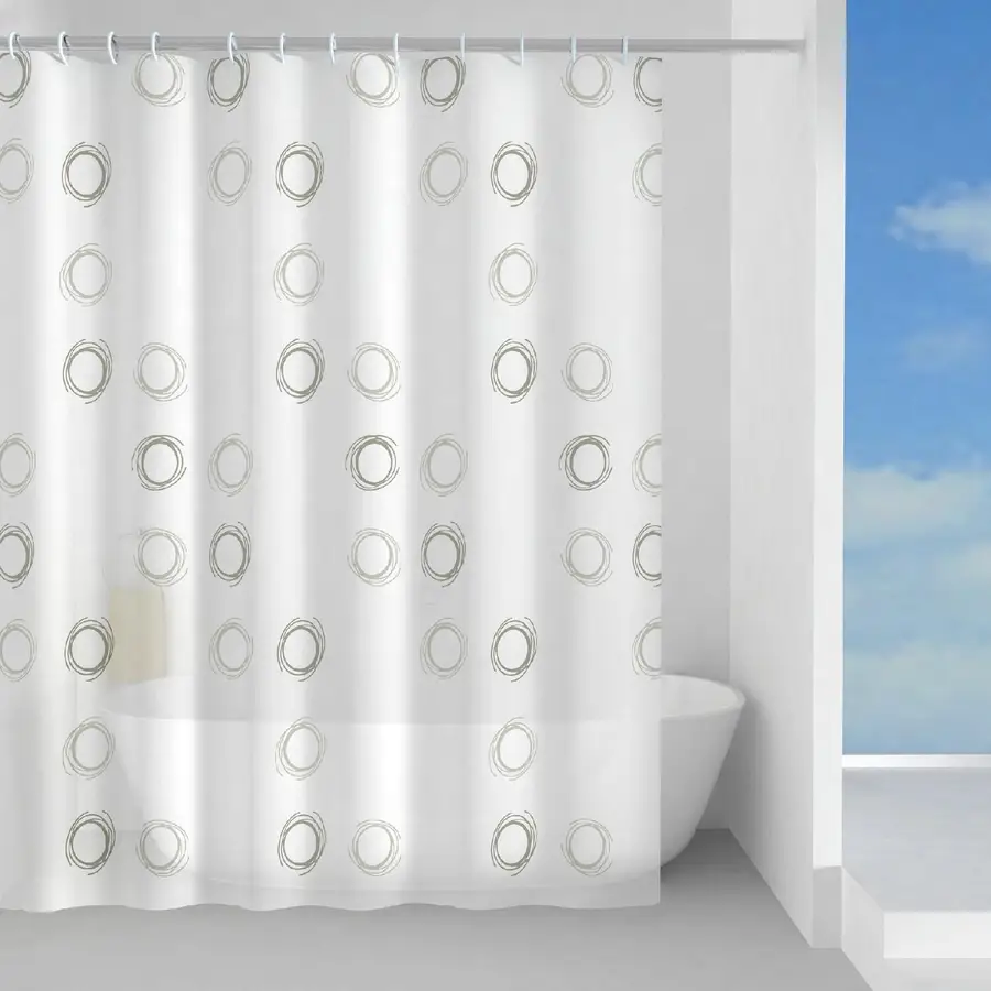 Tenda doccia o vasca in peva grigia 120x200 cm impermeabile - Nidi