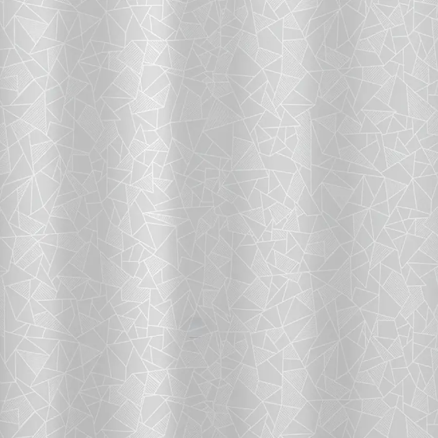 Tenda doccia o vasca in peva 120x200 cm fantasia geometrica - Prisma di Gedy