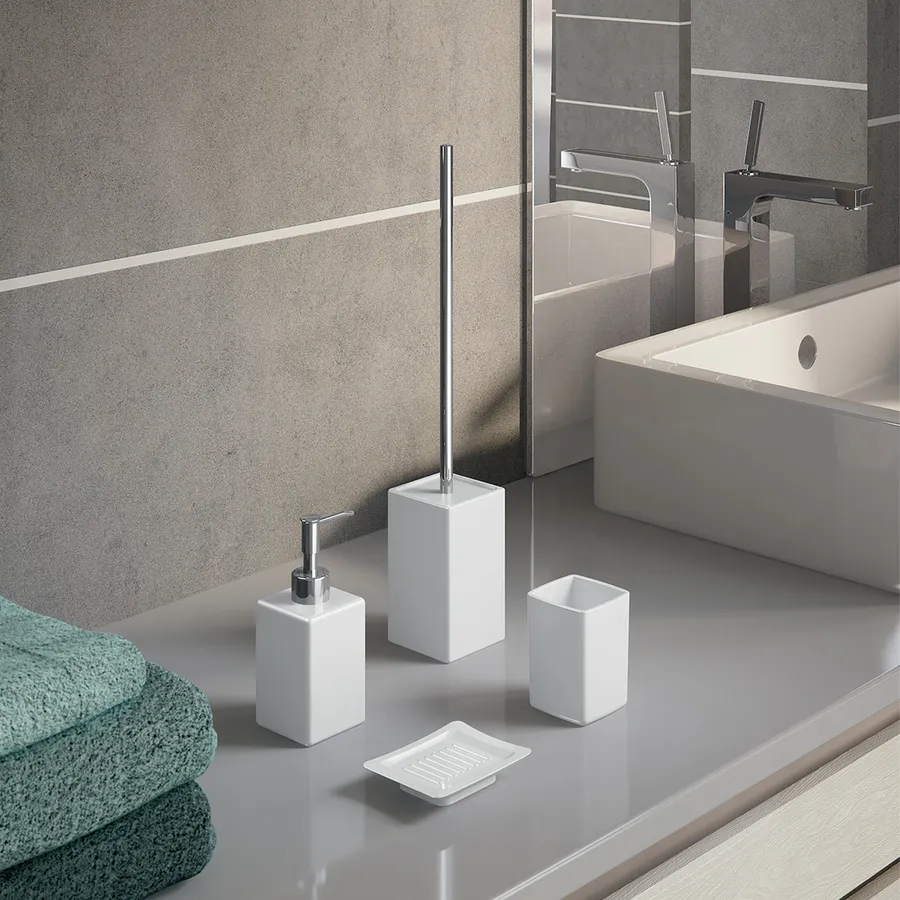 Gedy Vivienne Portasapone, Ceramica, blu, taglia unica