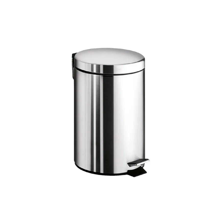 Brabantia Bo Touch Bin Cestino per rifiuti, anti-impronta, acciaio inox